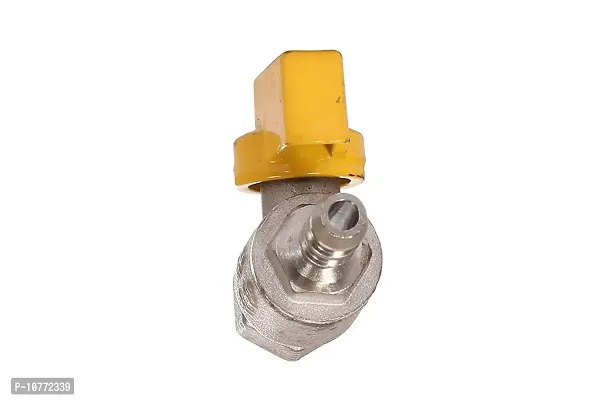 Pmw - Female-Nozzle Gas Valve (LPG & PNG) for Domestic and Commercial use. (3/8"", Female)-thumb3