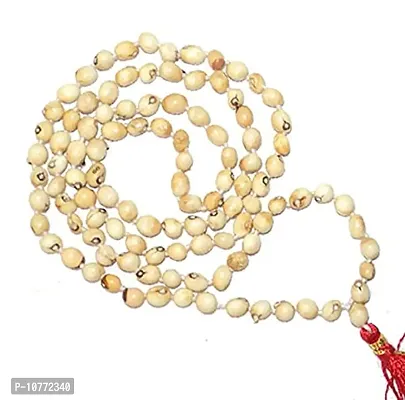 Pmw - Rare White Gunja Mala - White Chirmi - Gunja Ratti Seed For Lakshmi Mahakali Saraswati Pooja