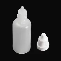 Pmw - 25 Bottles - 10ML - White Plastic Empty Squeezable Dropper Bottles Eye Liquid Empty Dropper(Bottle+Tip cap+cap)-thumb1