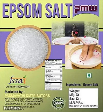 Pmw - Epsom Bath Salt - Epsom Salt - 1 Kilo-thumb2