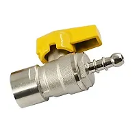 pmw LPG Gas Ball Valve Nozzle (1/4 inch) - Piece of 1 - Female-thumb1