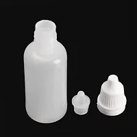 Pmw - 25 Bottles - 10ML - White Plastic Empty Squeezable Dropper Bottles Eye Liquid Empty Dropper(Bottle+Tip cap+cap)-thumb2