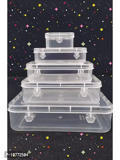 Buy Pmw - Rectangular Small Size Plastic Boxes For Small Storage