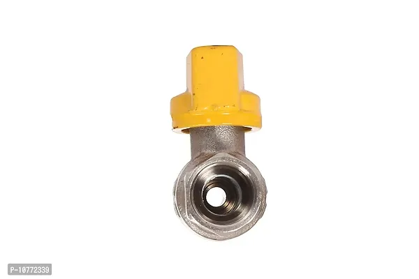 Pmw - Female-Nozzle Gas Valve (LPG & PNG) for Domestic and Commercial use. (3/8"", Female)-thumb2