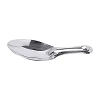 Pmw - Stainless Steel Idli Spoon - 5.1x12.7 Cms - Set of 2 - Idly Scooper - Idly Hastam-thumb1