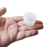 pmw - Single Dabbi 11 - Plastic Round Container With Threading - Plastic Round Containers Boxes for Small Parts Storage (Small, Semi Transparent, 10ml )-Pack of 12-thumb4