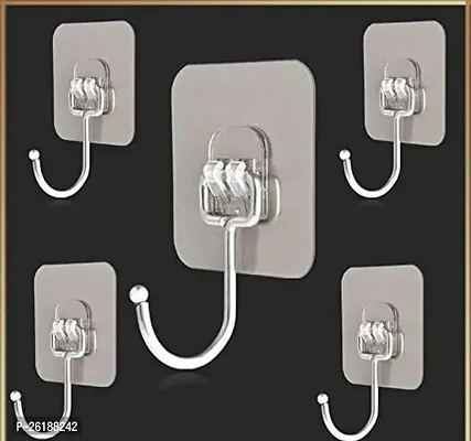 Er Self Adhesive Wall Hooks Pvc Waterproof Hanging Capacity 10Kg-thumb0