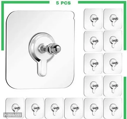 Nail Free Wall Screw Sticker Hook Adhesive No Drilling Pack Of 5-thumb0