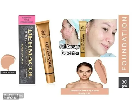 dermacol waterproof spf 30 makeup cover foundation-thumb0