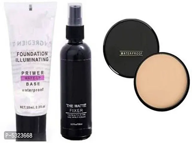 Top Quality Primer, Makeup Fixer With Makeup Essential Combo