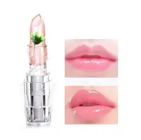 2 Pcs Magic Jelly Flower Lipstick Temperature Changing Lipsticks (Random Color Flower)-thumb3