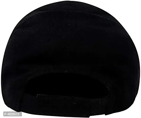 Stylish Cotton Navy Blue Solid Cap For Unisex-thumb2