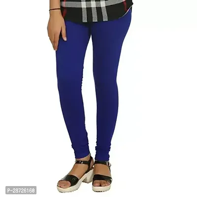 Fabulous Navy Blue Cotton Solid Leggings For Women Pack of 1-thumb0