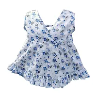 [Baby Jackson] Baby Dress for Girls Pure Cotton Frock with Frill Panty for New Born Baby Girls Multicolour-thumb1