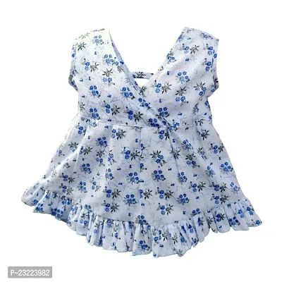 [Baby Jackson] Baby Dress for Girls Pure Cotton Frock with Frill Panty for New Born Baby Girls Multicolour-thumb2