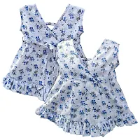 [Baby Jackson] Baby Dress for Girls Pure Cotton Frock with Frill Panty for New Born Baby Girls Multicolour-thumb3