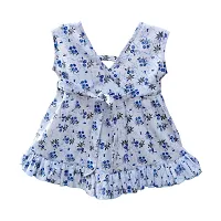 [Baby Jackson] Baby Dress for Girls Pure Cotton Frock with Frill Panty for New Born Baby Girls Multicolour-thumb2