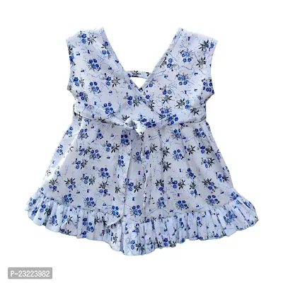 [Baby Jackson] Baby Dress for Girls Pure Cotton Frock with Frill Panty for New Born Baby Girls Multicolour-thumb3