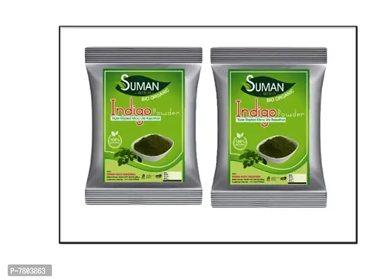Suman Gold Indigo Powder best for Hair Colour| Hair Treatment | Hair Shine | Hair Growth (200 GM)-thumb0