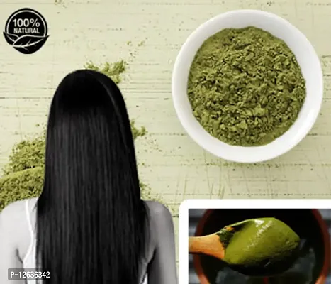 Suman Gold Henna Mehandi Powder Best for Hair Colour| Hair Shine| hair Growth| Hair Treatment (250 gm)-thumb3