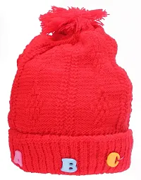 GOURAVSUMANA Baby Winter Warm Soft Kids Woolen Cap Boys  Girl's (Multicolor; 0-6 Months) Pack of 2-thumb1