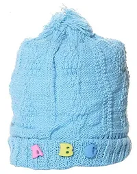 GOURAVSUMANA Baby Winter Warm Soft Kids Woolen Cap Boys  Girl's (Multicolor; 9-12 Months) Pack of 3-thumb4