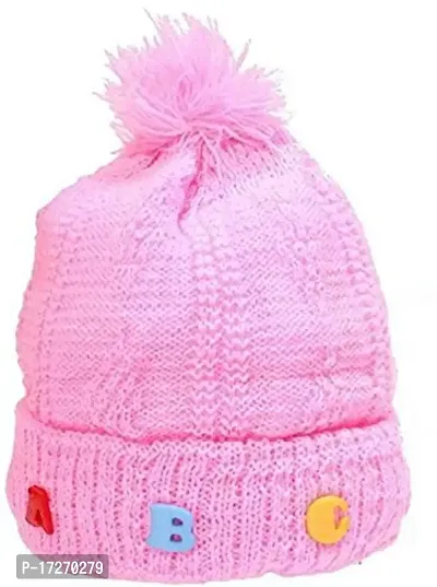 GOURAVSUMANA Baby Soft Kids Winter Woolen Cap-thumb2