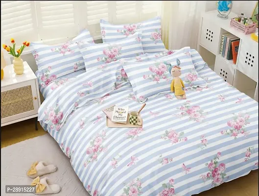 Comfortable Cotton Double Bedsheet with Pillow Covers