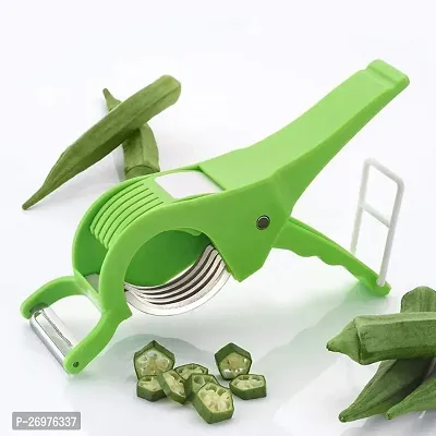 premium 550ML purple square chopper + garlic crusher + 2in1 cutter-peeler-thumb2