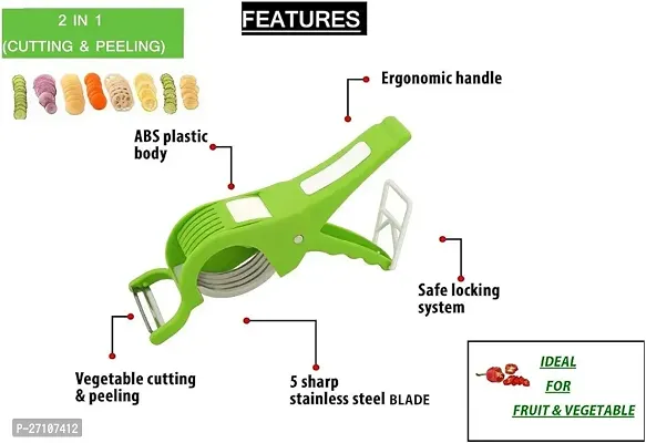 premium 2in1 vegetable cutter and peeler salad maker kitchen tools gadgets-thumb4