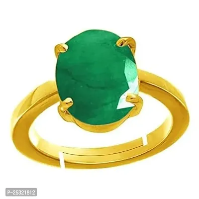 Alluring Golden Brass Ring For Men and Women-thumb0