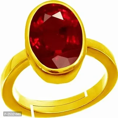 Alluring Golden Brass Ring For Men and Women