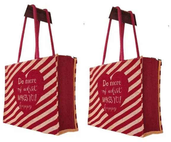 Womens Jute Shopping hand bag/shoulder bag  ( Lx H : 15x12 inch)