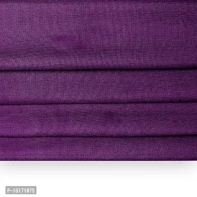 BELLARA Viscose Lycra Solid Purple Wine Formal Men Women Formal Trouser Pant Fabric - Steachable 1.2 Meter Formal Trouser Pant Cloth (UNSTITCHED)-thumb4