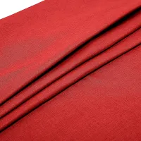 BELLARA Viscose Lycra Solid Red Formal Men Women Formal Trouser Pant Fabric - Steachable 1.2 Meter Formal Trouser Pant Cloth (UNSTITCHED)-thumb2