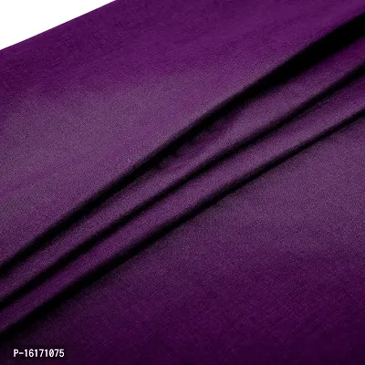 BELLARA Viscose Lycra Solid Purple Wine Formal Men Women Formal Trouser Pant Fabric - Steachable 1.2 Meter Formal Trouser Pant Cloth (UNSTITCHED)-thumb3