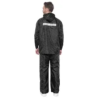 Zacharias Mens Waterproof Raincoat With Pant Black XXL-thumb1