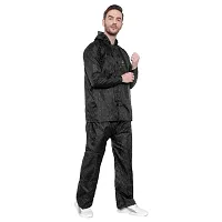 Zacharias Mens Waterproof Raincoat With Pant Black XXL-thumb2