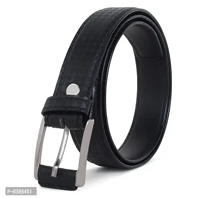 Zacharias Boys Synthetic Leather Belt for kids (Black; 8-12 Years) WF-01 (Pack of 1)-thumb0
