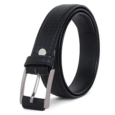Zacharias Boys Synthetic Leather Belt for kids (Black; 8-12 Years) WF-01 (Pack of 1)