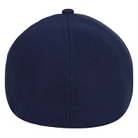 Zacharias Men's Polycotton Flexi Stretch Fit Closed Back Cap FC-01 (Navy_Pack of 1) Free-Size)-thumb4