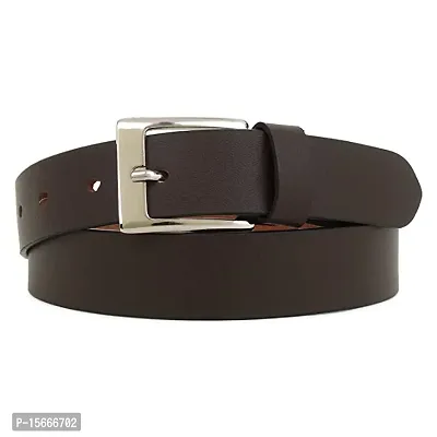 Zacharias Boy's Genuine Leather Belt for kids (Pack of 1) (WF-04_Brown; 8-12 Years)-thumb0
