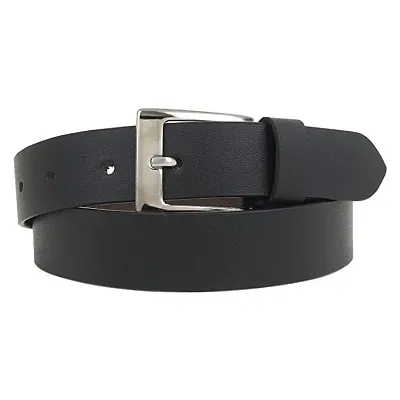 Zacharias Boy's Genuine Leather Belt for kids (Black; 8-12 Years) WF-04 (Pack of 1)