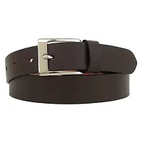 Zacharias Boy's Genuine Leather Belt for kids (wf-04_Black  Brown; 8-12 Years) (Pack of 2)-thumb2