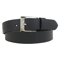 Zacharias Boy's Genuine Leather Belt for kids (wf-04_Black  Brown; 8-12 Years) (Pack of 2)-thumb4