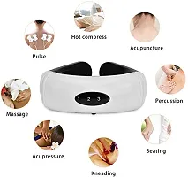 Cervical Vertebra Treatment Instrument Magnetic Effect Pulse Neck Massage,  Acupoint Magnetic Therapy Massager Therapy Neck Shoulder Massager With 2 Electrode Pads-thumb1