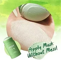 Green Tea Purifying Clay Stick Mask, And Deep Cleansing Oil Control And Anti-Acne Solid And Fine, Exfoliating Mask 40g-thumb4
