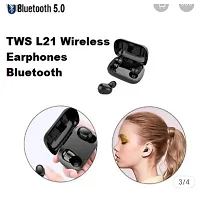 NEW TWS L21 Earbuds Bluetooth Headset Bluetooth Headset  (Black, In the Ear)-thumb2