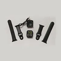 NEW T55 Series 7 Dual Belt Smartwatch (Black Strap, Free Size) Smartwatch  (Black Strap, 44)-thumb2