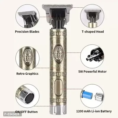 NEWMAXTOP Trimmer Heavy Service Maxtop Fully Waterproof Trimmer 120 min Runtime 3 Length Settings  (Gold)-thumb3